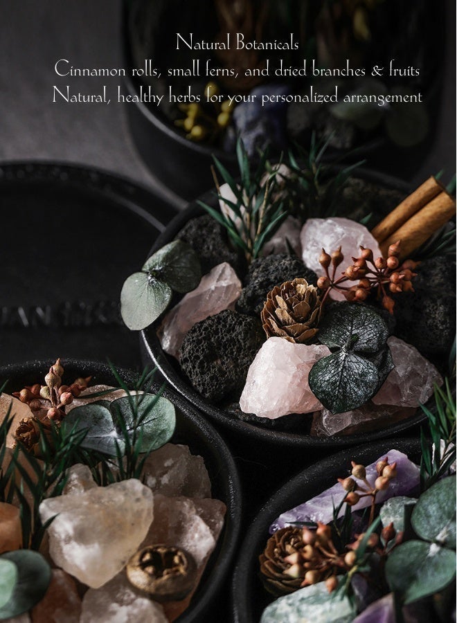 مجموعة هدايا توزيع الحجر البلوري الطبيعي، مجموعة علاج العطور المميزة للديكور المنزلي، هدايا لعيد ميلاد/العطلات - Image 4